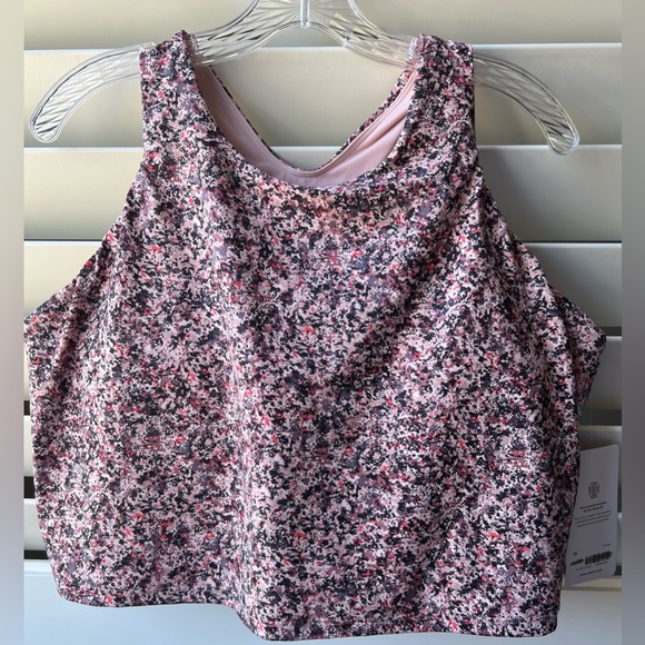 Athleta Other - Athleta - NWT - 2X - Conscious Crop - Sports Bra - Multi Color - Removable Pads